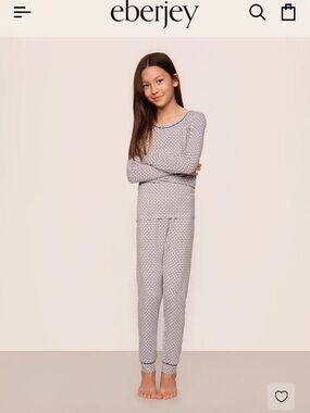 Eberjey Pajama Set Size 10